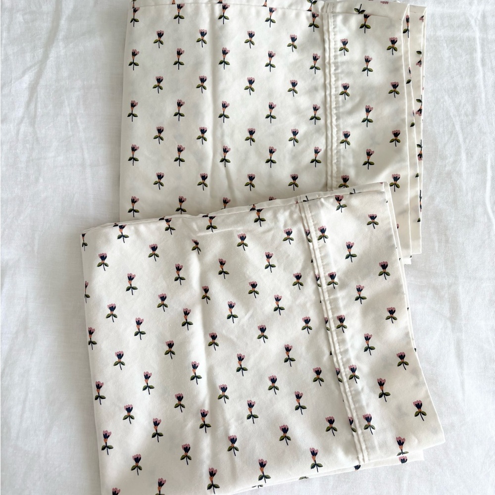 Threshold Tulip Toss Full Cotton Sheets - Picture 5 of 8